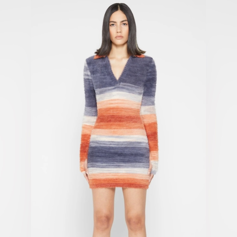 Fuzzy Knit Ombré Dress (new)